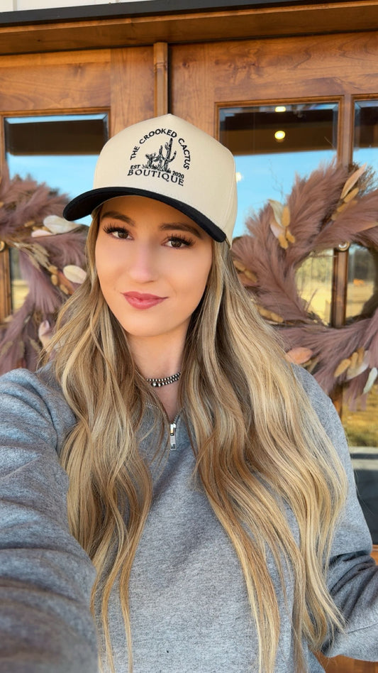 The Crooked Cactus Boutique Logo Hat