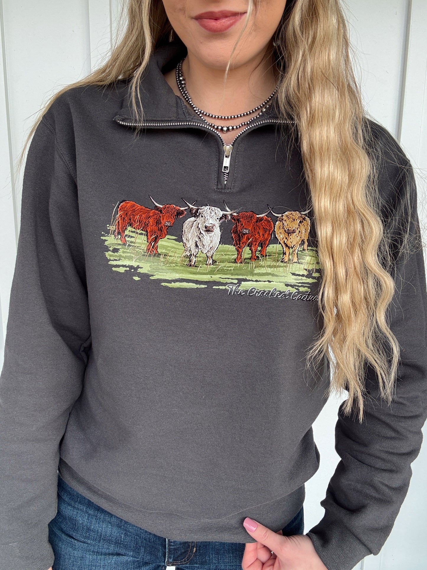 THE HIGHLAND HERD 1/4 ZIP