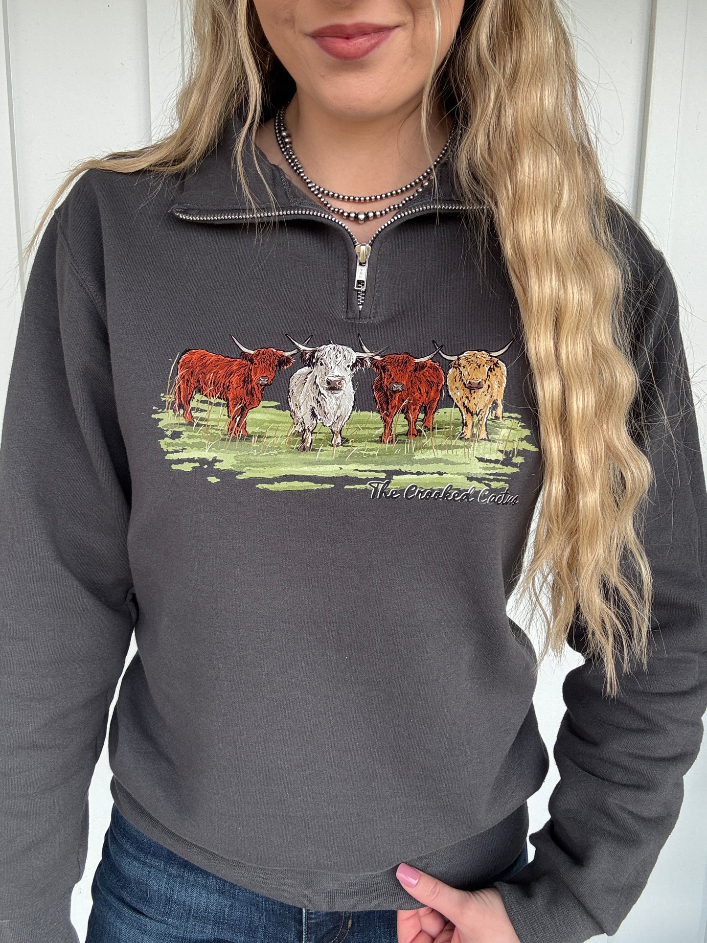 THE HIGHLAND HERD 1/4 ZIP