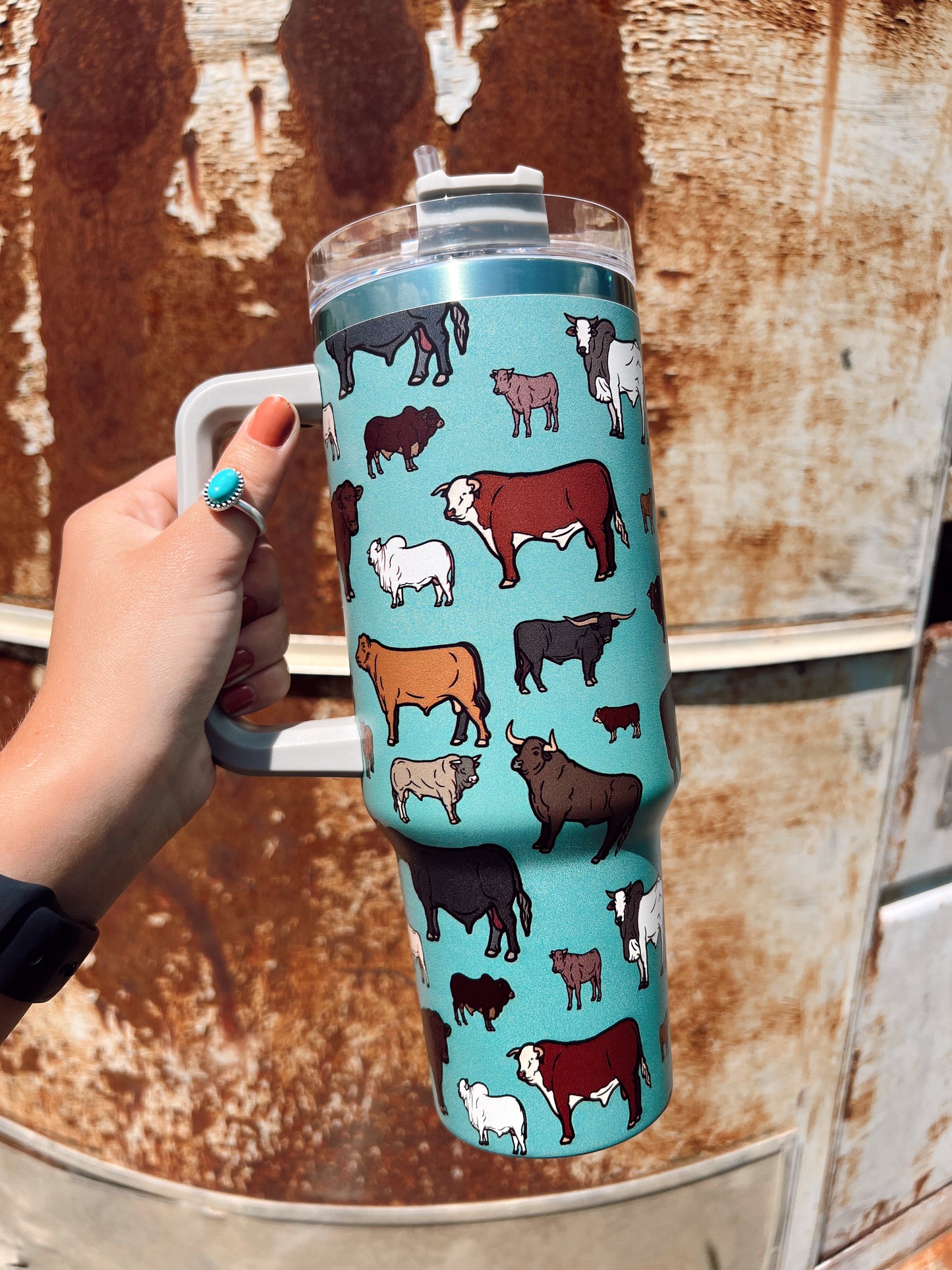 Cattle Breeds 40 oz Punchy Tumbler