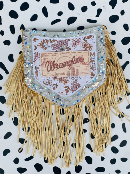 Boho Floral Wrangler Pocket Car Freshie