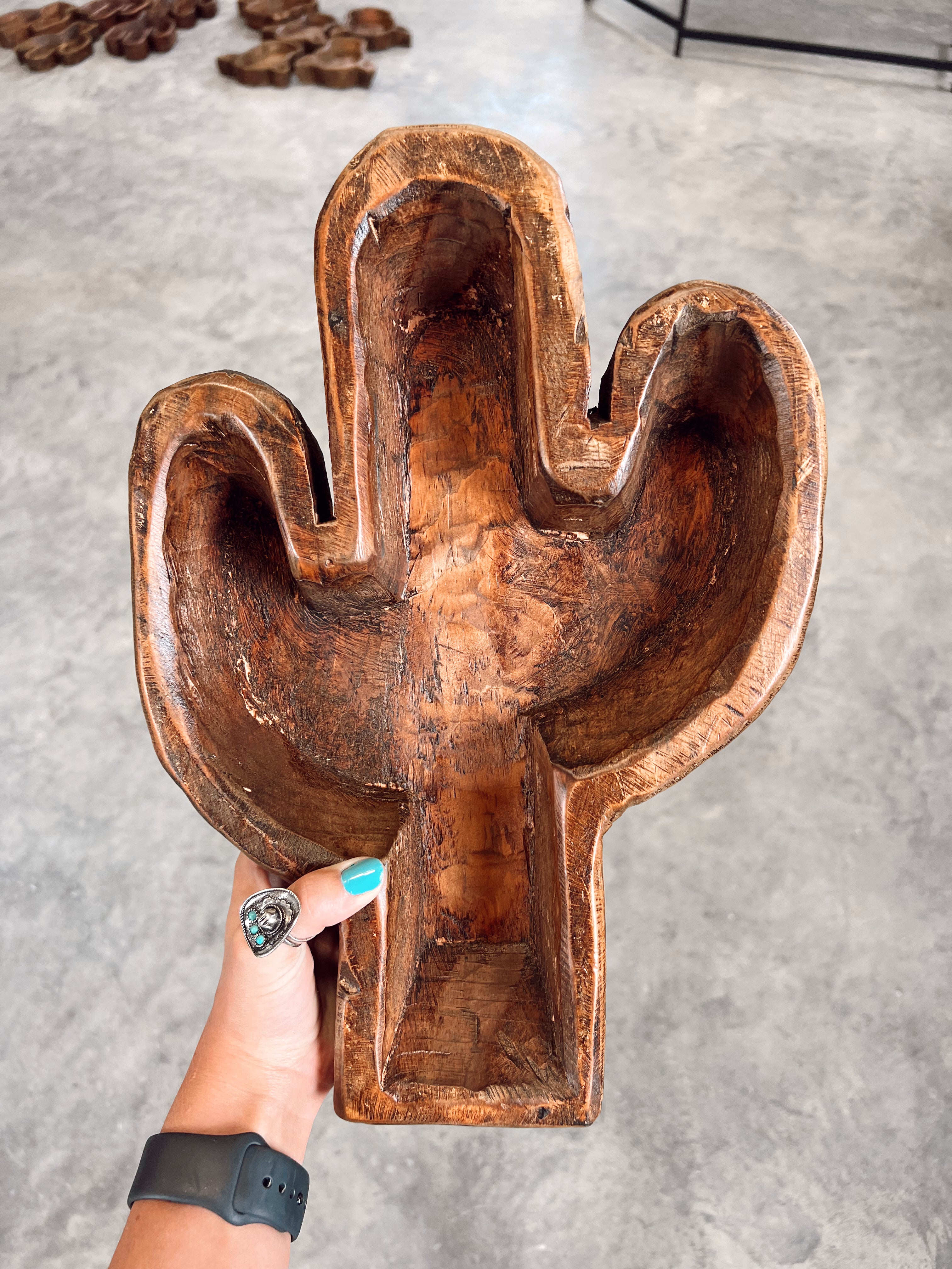 Cactus Wood Dough Bowl