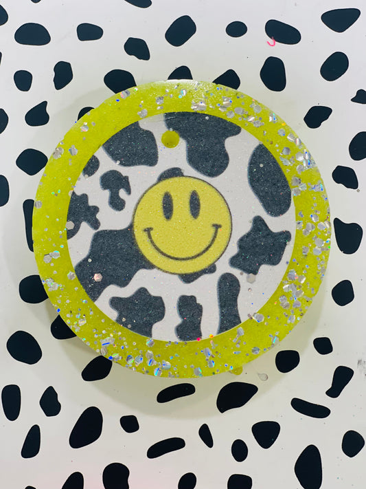 Smiley Cow print