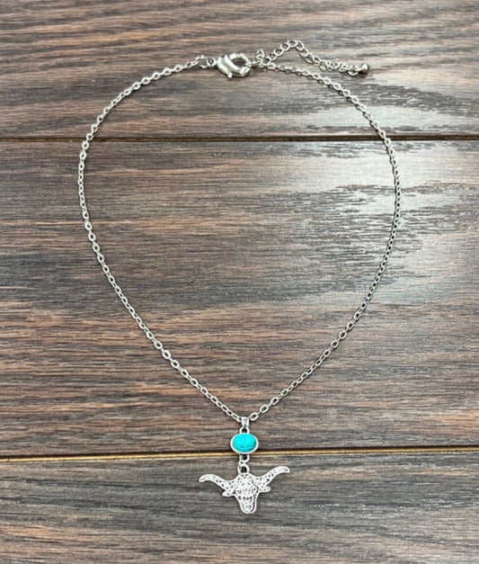 Longhorn Turquoise Necklace
