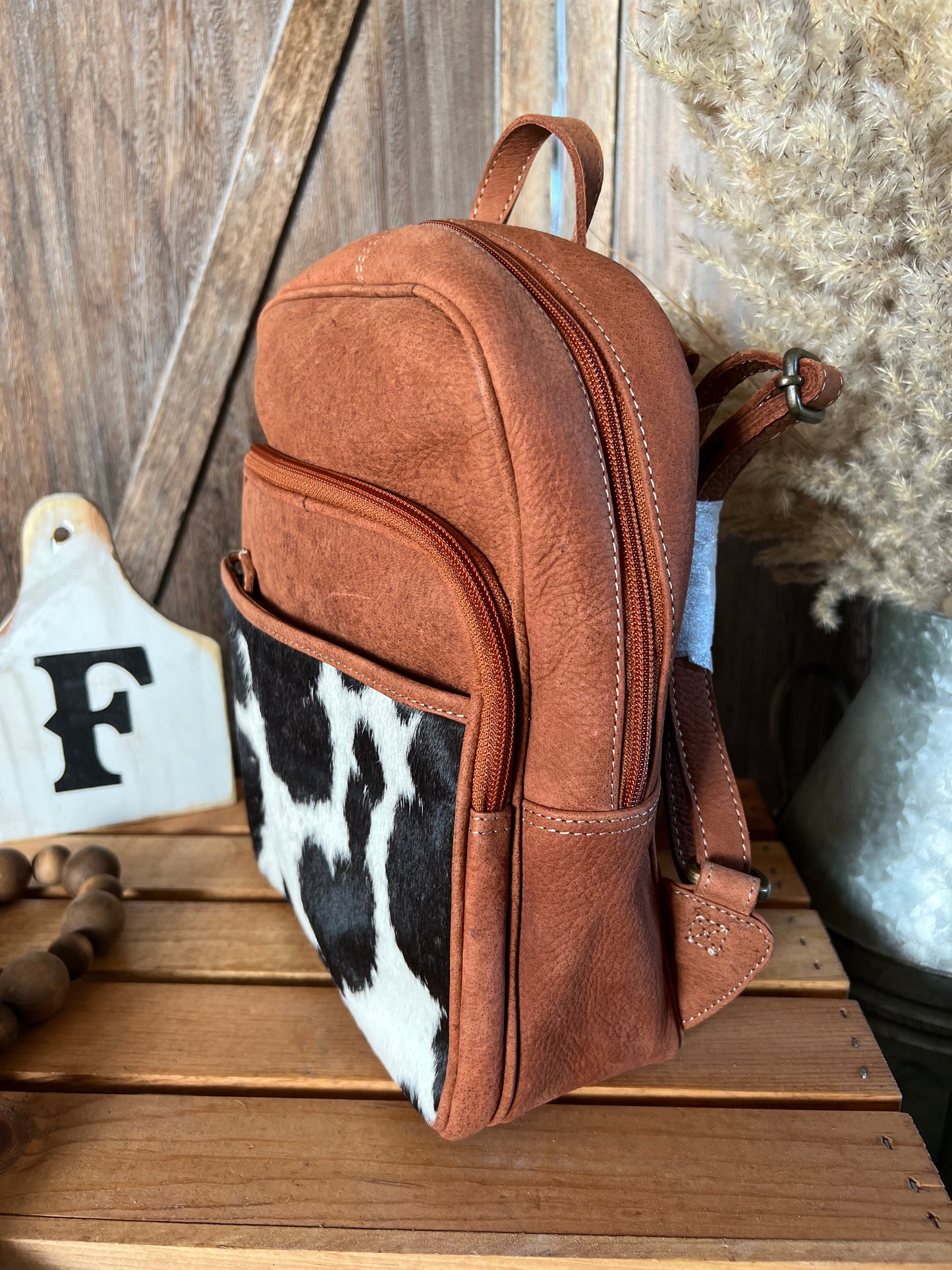 Western Cowhide Backpack, Concealed Carry Leather Purse, Vintage Backpack  Bag, Hair-On Cowhide Bag - Yahoo Shopping