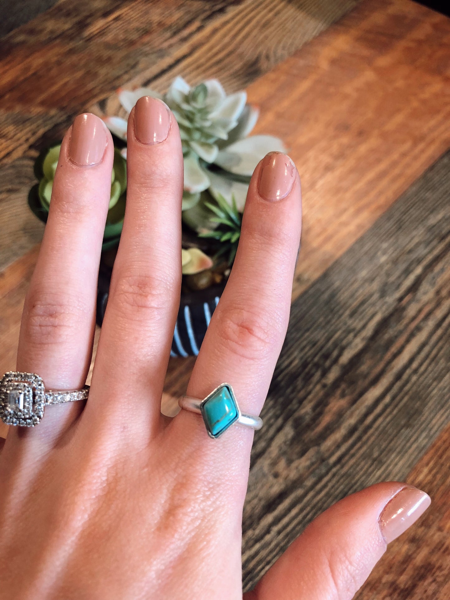 Sedona Turquoise Adjustable Ring